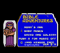 Заставка игры Bible Adventures